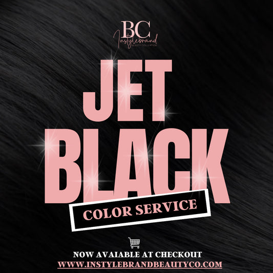 Dye your extensions jet black